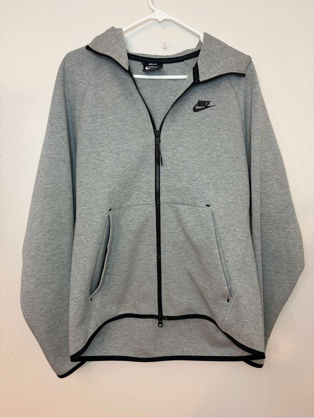 Nike Tech Fleece Windrunner Full Zip Hoodie Gray Men’s Medium 928483-063